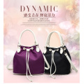 Popular Custom Made Women Handbag Drawstring Nylon Bag